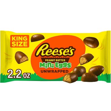 Reese's Unwrapped King Size Peanut Butter Mini Eggs  - 2.2oz