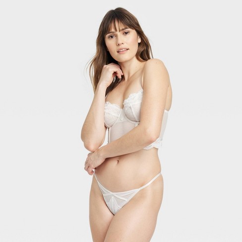 Women's Satin Cheeky Underwear - Colsie™ Pink M : Target