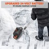 VOLTASK 24V 12-inch Cordless Snow Shovel 9.3lbs Lightweight Snow Blower Cordless with 4-Ah Battery & Quick Charger Included for Driveway & Sidewalks - 2 of 4