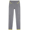 Spruce Fashion Comfortable Biona Color-Blocked High Stretch Performance Moisture-Wicking Leggings - 2 of 4