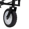 SEVOBAL Utility Storage Carts Extension Series Collapsible Wagon Capacity Expandable Storage All-Terrain Wheels for Outdoor , Black , 21.6"*5.7"*24.2" - 3 of 4