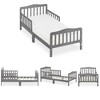 Dream On Me JPMA Certified  Memphis Classic Design Toddler Bed in Steel Gray - 4 of 4