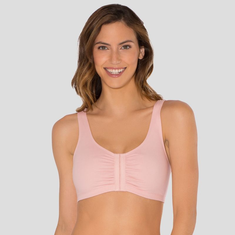 Fruit of the Loom Women's Beyond Soft Front Closure Cotton Bra, 2 of 7