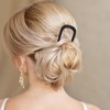 Unique Bargains Women's U-shaped Hair Pin 1 Pc - 2 of 4