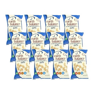 Earth Balance Vegan Aged White Cheddar Flavor Puffs - Case of 12/4 oz - 1 of 4