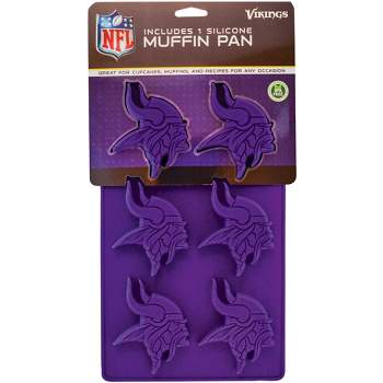 MasterPieces FanPans Team Logo Silicone Muffin Pan - NFL Minnesota Vikings
