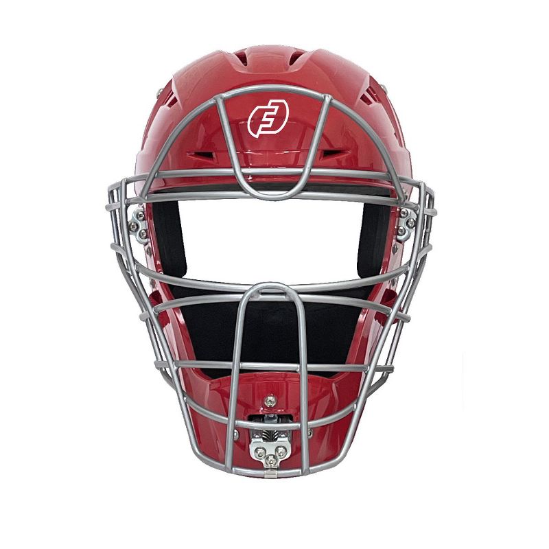 Force3 NOCSAE Certified Hockey Style Defender Mask Baseball Catcher's Helmet, 1 of 2