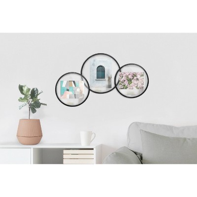 Black Iron 4x6 Floating Tabletop and Wall Picture Frame