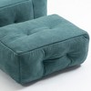 NicBex Modern Bean Bag Chair with Footrest, Comfy Lazy Sofa with Memory Foam for Dorm, Living Room, Green - 3 of 4