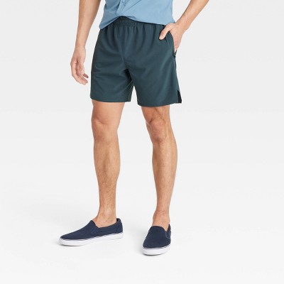 Men's Unlined Run Shorts 7" - All In Motion™ Natty Navy L