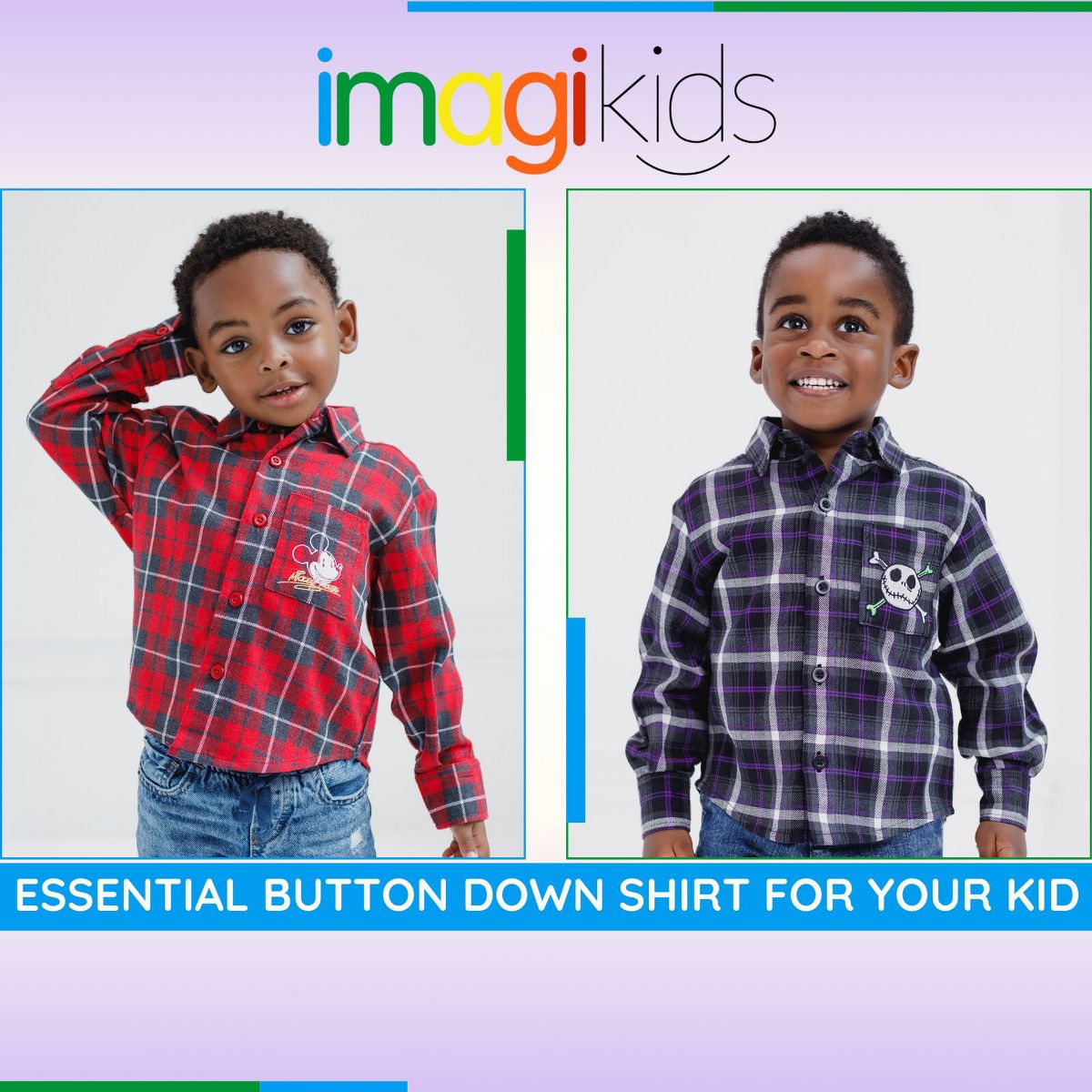 Disney Flannel Button Down Dress Shirt - thumbnail 7