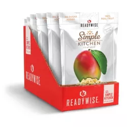 READYWISE Gluten Free Simple Kitchen Mango Freeze-Dried Fruit - 6.3oz/6ct