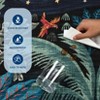 Washable Area Rug for Living Room, Jungle Animal Soft Bedroom Rug Non Slip Low Pile Small Carpet Stain Resistant - 4 of 4