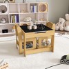ORRD 3-in-1 Kids Study Table & Chairs Set - Detachable Blackboard Activity Desk with Durable MDF for Toddlers - 2 of 4
