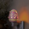 Mr. Cottontail LED Illuminated Ceramic Easter Egg Nighlight - 2 of 4