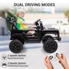 Kids Ride On Truck Car with Remote Control, 12V Battery Powered Toy Car with Spring Suspension, LED Lights, Music, for Girls Boys 3+ - 4 of 4