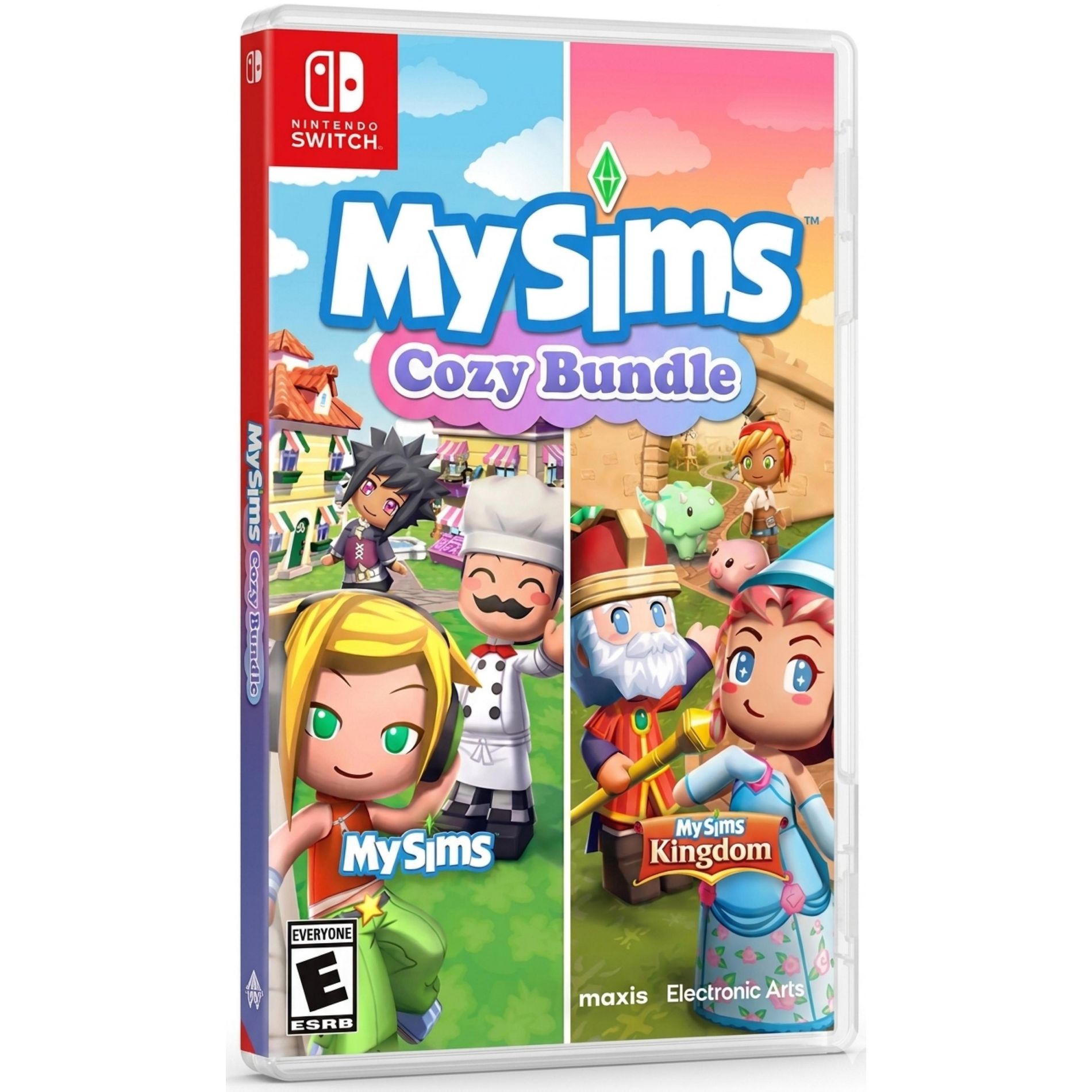 MySims Cozy Bundle - Nintendo Switch | 2-in-1 Retro Life Sim & World Builder