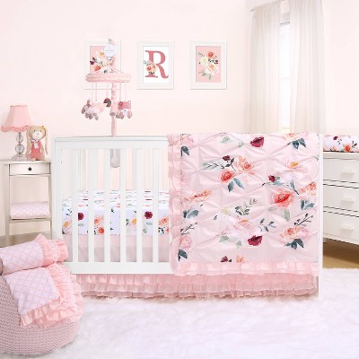 rose crib set