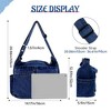 Shoulder Bag for Women, Large Capacity Canvas Crossbody Hobo Pur - 3 of 4