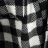 plaid black & white