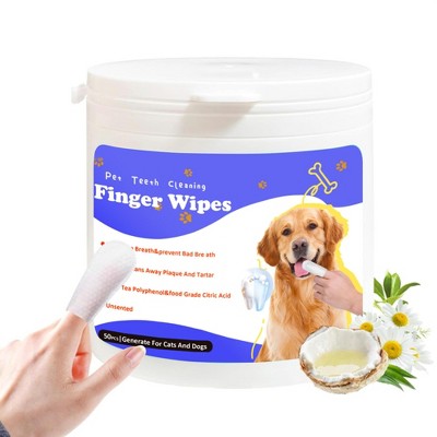 ZACHVO Pet tooth cleaning finger wipes