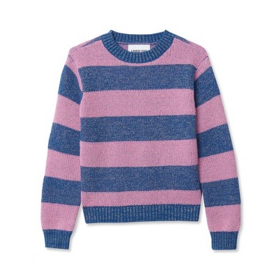 Lands' End Kids Meet and Greet Bow Knit Sweater