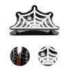 Unique Bargains Halloween Spider Web Style Hair Clips for Girls Black White 1 Pc - 3 of 3