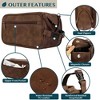 PAVILIA Toiletry Bag for Men, Travel Essentials Shaving Dopp Kit, Water Resistant Cosmetic Makeup Organizer Case - 3 of 4