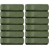 White Classic Luxury 100% Cotton Washcloths Set of 12 - 13x13" - 2 of 4