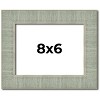PosterPalooza | Photo Size Sculpted Blue Picture Frame - UV Acrylic, Foam Board Backing, Hanging Hardware - 2 of 4