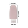 Unique Bargains Leak Proof Silicone Pump Bottle for Travel 1 Pc - 4 of 4