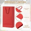 Unique Bargains Thick Kraft Paper Gold Edge Wine Gift Bags 13.7" x 7" x 3.5" 3 Pcs - 3 of 4