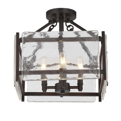Savoy House Glenwood 4 - Light Semi-Flush Mount in  English Bronze