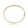 Guili 14K Gold Plated Bangle Bracelet with Multi-Colored Cubic Zirconia Adds a Vibrant Pop of Color and Sparkle for a Bold, Stylish Statement Look - 2 of 3
