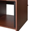 CAVINAS Music Desk with Headphone Stand and 6 Shelves,Spacious Workstation for Musicians w/Storage and Organization - 4 of 4