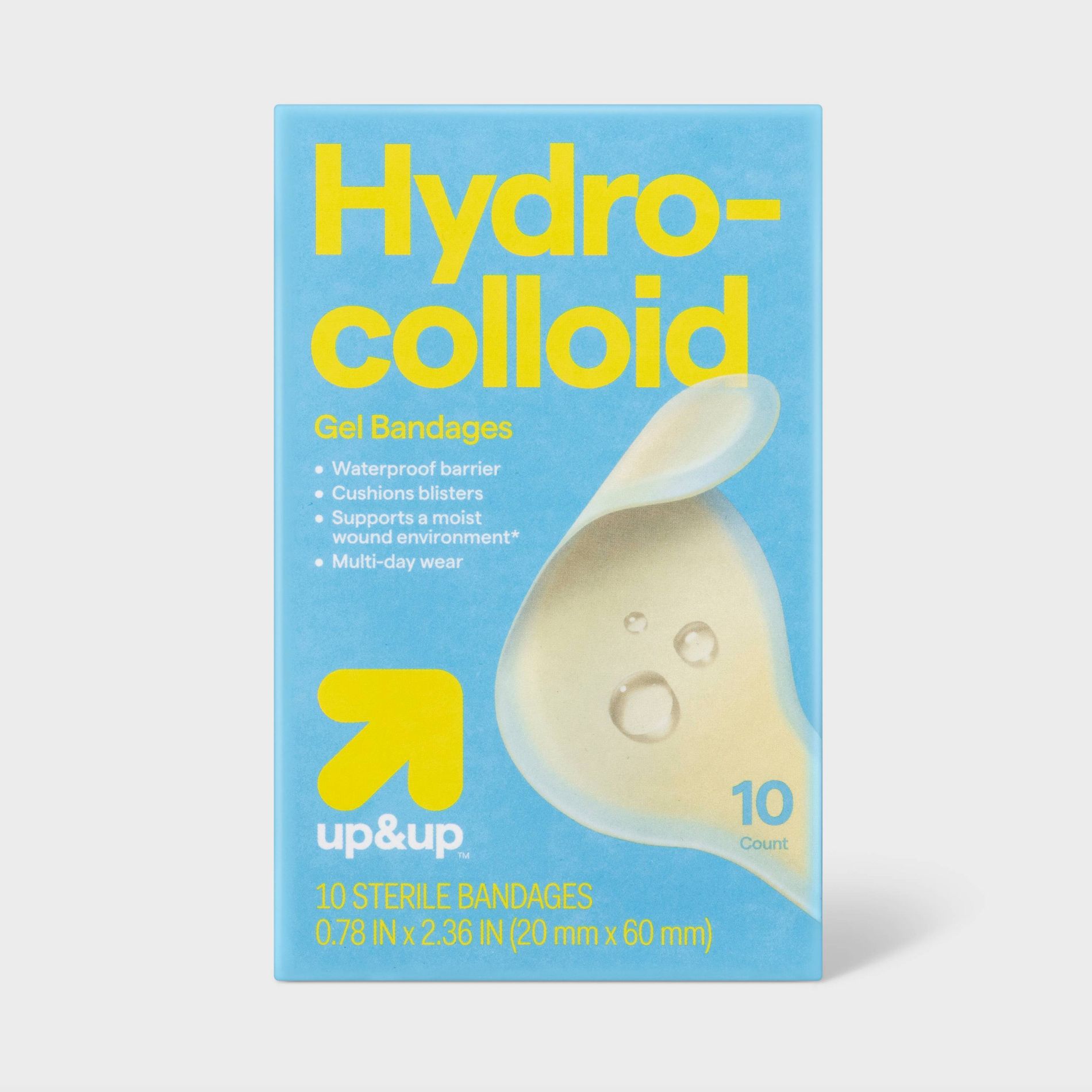 Hydrocolloid Bandages - 10ct - up&up™
