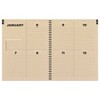 TF Publishing 2025 Weekly/Monthly Planner 11"x9" Navy Grid: Academic & Student Planner, Spiral Binding, January-December - 3 of 4