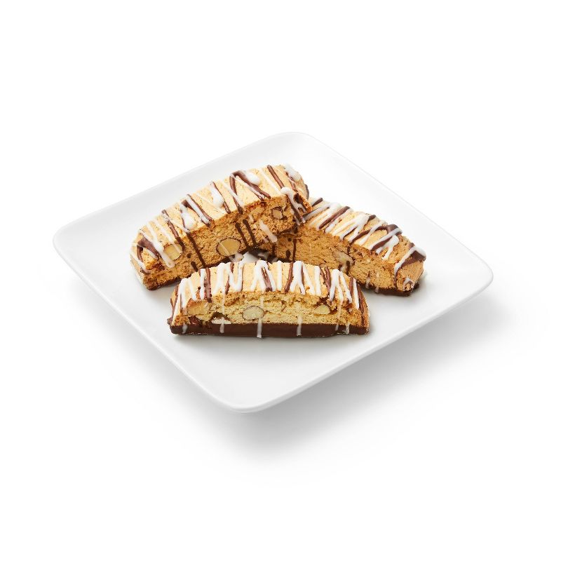 Dipped and Drizzled Almond Mini Biscotti - 8oz - Favorite Day&#8482;, 3 of 5