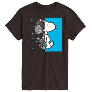 Men's - Peanuts - Snoopy Wire Frame Short Sleeve Graphic T-Shirt - 1 of 4