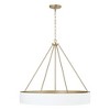Capital Lighting Weller 4 - Light Chandelier in  Matte Brass/White - 4 of 4
