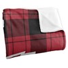 University Of West Alabama Campus Plaid Spirit Silky Touch Super Soft Throw Blanket 50x60 - 3 of 4