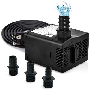 Costway 240GPH Submersible Pump (900L/H, 22W) Fountain Water Pump with 7.2ft High Lift - 1 of 4