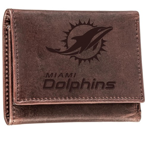 Brown New York Jets Bifold Leather Wallet