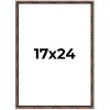PosterPalooza | 17x24 Bamboo Picture Frame, UV Acrylic, 4 Finishes - Brown, Black, Gold, and Natural - 2 of 4