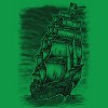 Boy's Design By Humans Caleuche Ghost Pirate Ship - Blackline By RobertoJL T-Shirt - 2 of 3