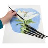 Creative Mark Danube Professional Watercolor Quill Brushes Set of 3 - #6, #10, #14  - Kazan Squirrel and Synthetic Hair Watercolor Brushes for - 4 of 4