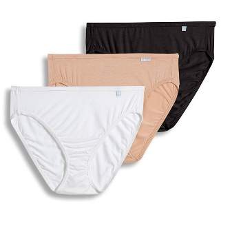 Jockey Womens Supersoft Bikini 3 Pack Underwear Bikini Briefs Viscose 6  Laurel Sprig/sea Shell Rose/verdigris : Target
