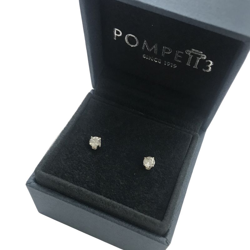 Pompeii3 1/2 Ct TW Diamond Studs Available in 14k White or Yellow Gold, 4 of 6