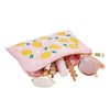 Sparkle and Bash 8 Pack Reusable Bridesmaid Gift Bags, Pink, White, with Gold Foil Zipper, 7 x 5 In - 3 of 4
