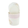 Unique Bargains Disposable Baking Cups Wood Pulp Paper PE Coating Blue Pink Purple 2.76"x2.17" 50 Pcs - 3 of 4